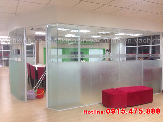 Làm vách kính ngăn phòng tại Hải Dương | lam vach kinh ngan phong tai Hai Duong